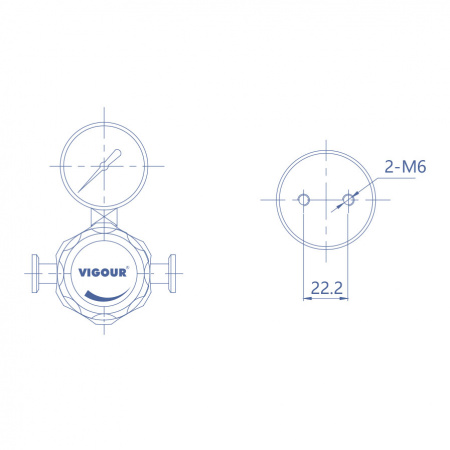 Линейный регулятор Vigour VSR-2EPH